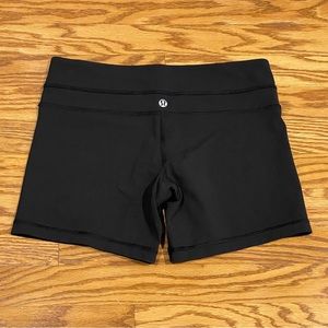 Lululemon black shorts, size 8